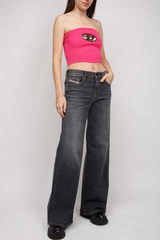 Bustier crop top - Fuchsia