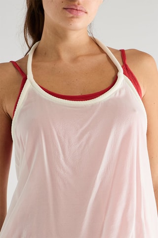 2-in-1 Top - Wit en Rood