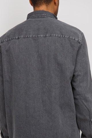 Jeansoverhemd - Antraciet
