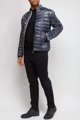 Gewatteerde Jas - Marineblauw