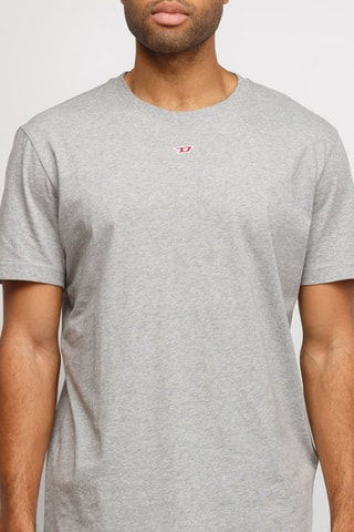 T-shirt - Gemêleerd Lichtgrijs