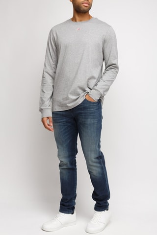 T-shirt - Gemêleerd Grijs