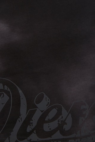 Cropped T-shirt Tie and Dye - Zwart