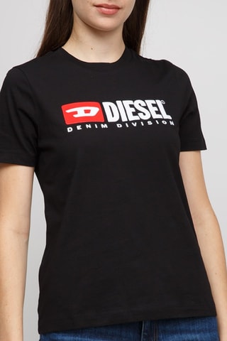 T-shirt Slim Fit - Zwart