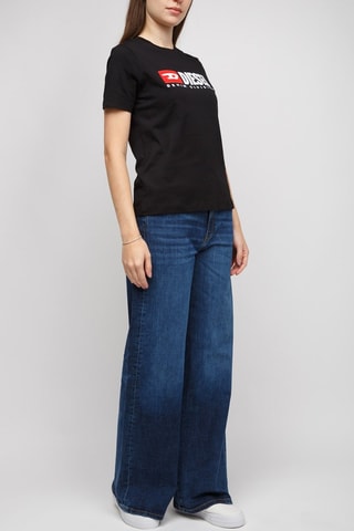 T-shirt Slim Fit - Zwart