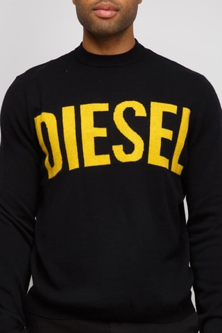 Wollen en Kasjmier Sweater - Zwart