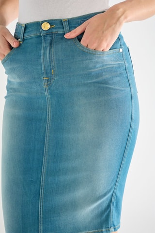 Rechte Rok - Lichtblauw