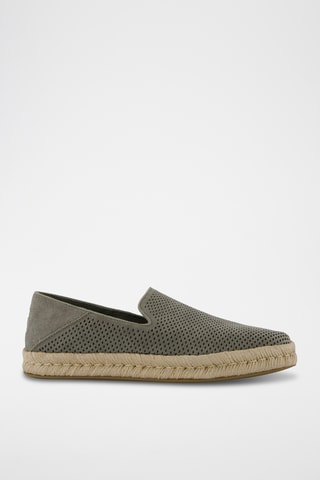 Espadrillas in pelle Santiago - Grigio