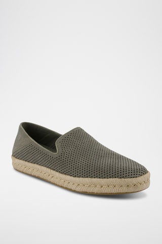 Espadrillas in pelle Santiago - Grigio