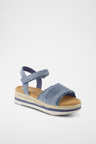 Sandali platform in jeans Diana - Navy