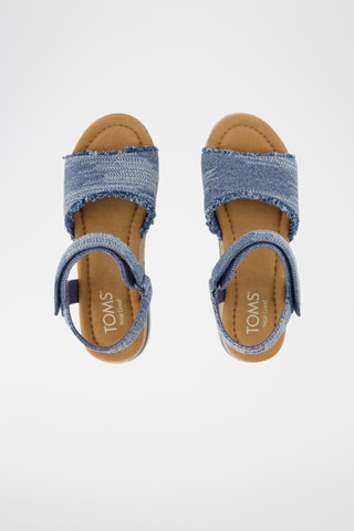 Sandali platform in jeans Diana - Navy