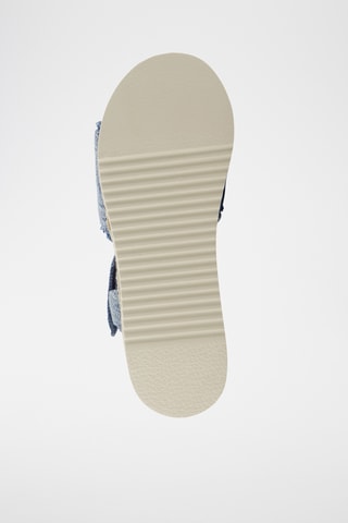Sandali platform in jeans Diana - Navy