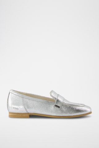 Mocassini in pelle Lynette - Argentato