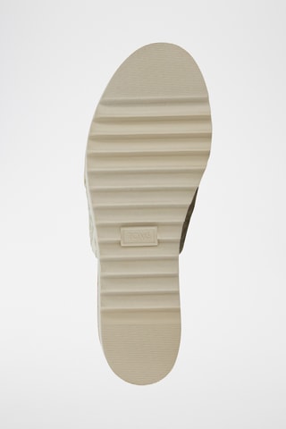 Ciabatte con zeppa Diana - Beige