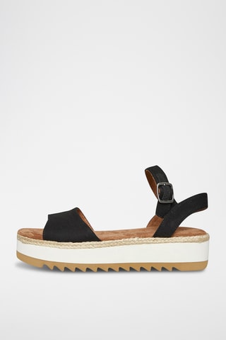 Sandali platform Naia - Nero