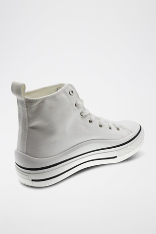 Sneakers alte platform - Bianco