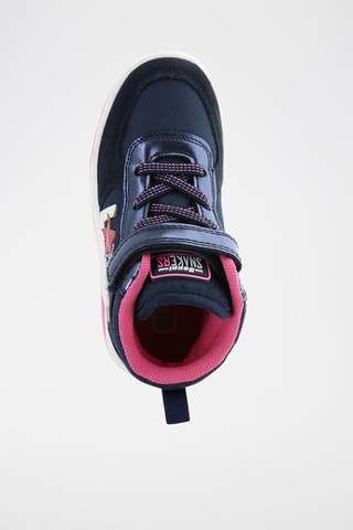 Sneakers alte in pelle - Navy