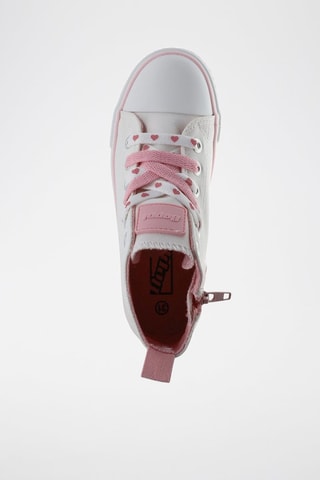 Sneakers alte - Bianco e rosa