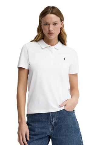 Polo regular - Blanc