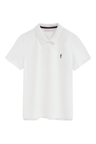 Polo regular - Blanc