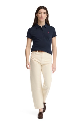 Polo slim - Bleu marine