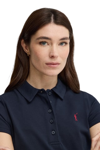 Polo slim - Bleu marine