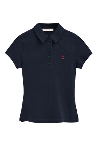 Polo slim - Bleu marine