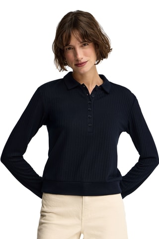 Polo regular - Bleu marine