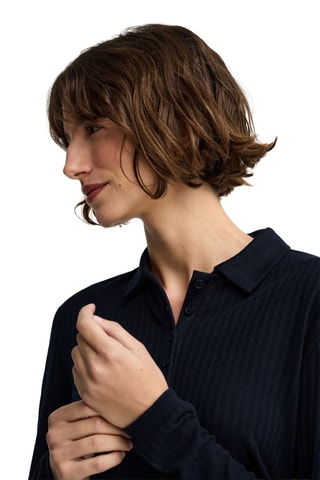 Polo regular - Bleu marine