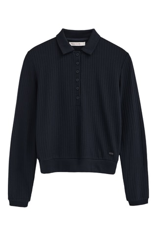 Polo regular - Bleu marine