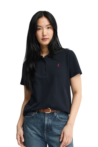 Polo regular - Bleu marine