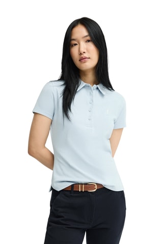 Polo slim - Bleu clair