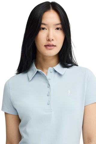 Polo slim - Bleu clair