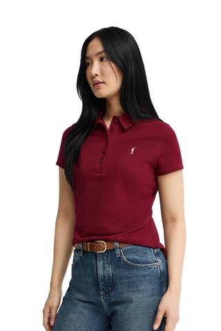 Polo slim - Bordeaux