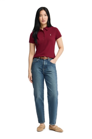 Polo slim - Bordeaux