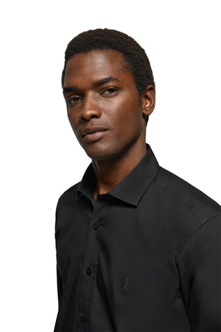Chemise slim - Noir