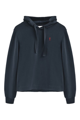 Sweat à capuche - Rouge et bleu