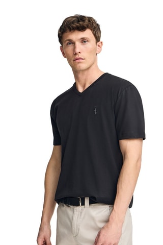 T-shirt Regular Fit - Zwart