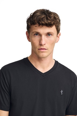 T-shirt Regular Fit - Zwart