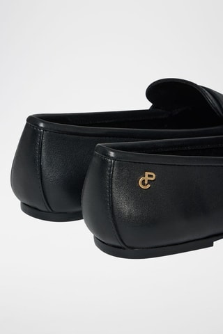 Nappaleren Mocassins - Zwart en goudkleurig