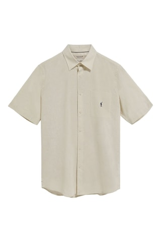 Chemise regular en lin - Beige