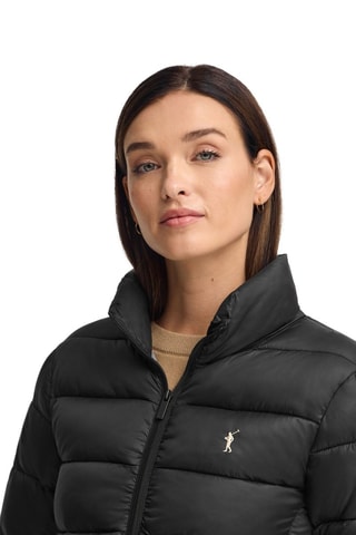 Gewatteerde Jas - Zwart