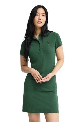 Polo-jurk - Donkergroen