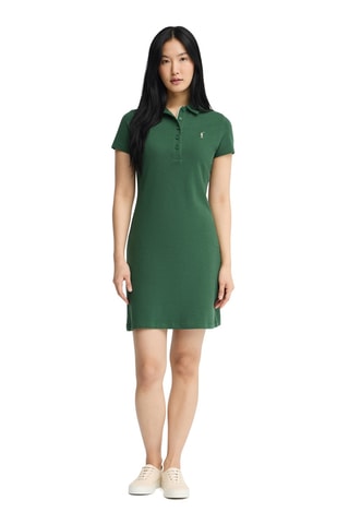 Polo-jurk - Donkergroen
