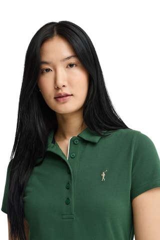 Polo-jurk - Donkergroen