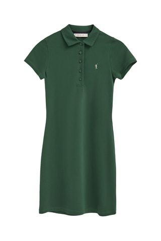 Polo-jurk - Donkergroen