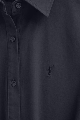 Linnen Blouse-jurk - Marineblauw