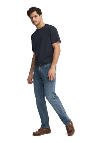 T-shirt Regular - Marineblauw