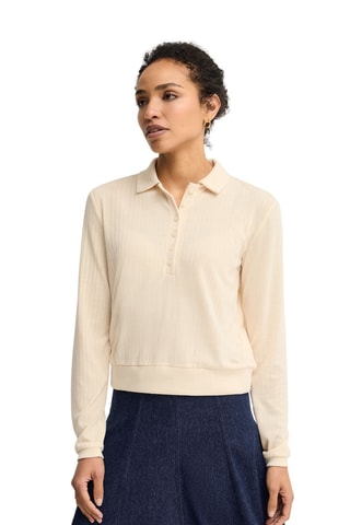 Polo regular - Écru