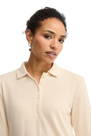 Polo regular - Écru